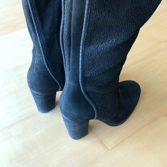 Vince Camuto Black leather long boots - Picture 6 of 10